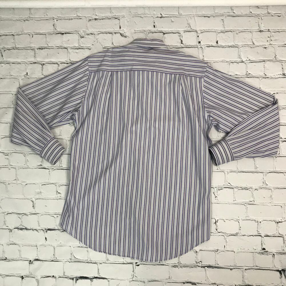 Scott Barber Horizontal Stripe Button Down - image 5